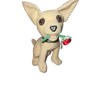 Taco Bell Chihuahua Dog with Rose Plush Applause 6” Audio Box Don’t Work